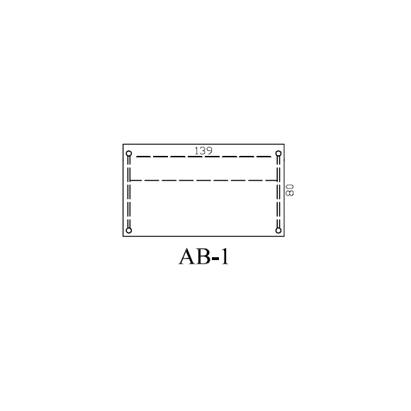 Biurko proste AZURR AB-1 139 x 80, h=75